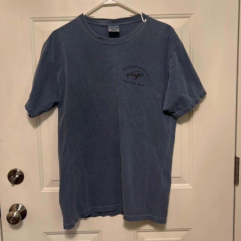 Masterbait & Tackle Comfort Colors Shirt, Blue, Large